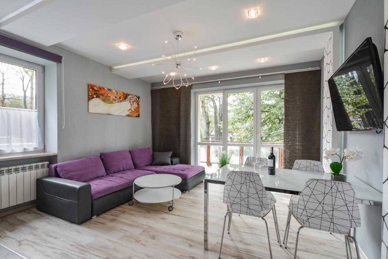 Apartament Rodzinny Hrabiego - Sauna, Centrum Zakopanego Ul Zamoyskiego, Balkon, 2 Sypialnie, Parking, Gorne Krupowki Esterno foto